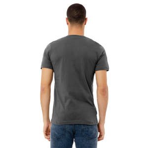 Camiseta de Jersey unisex con cuello en V-Asfalto, 100% algodón Airlume, 4,2 oz - Product Image 3