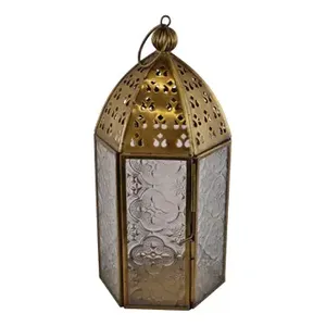 Lanterne marocaine finie Antique Durable de qualité standard pour la maison hôtel Ramadan éclairage décoratif utiliser sol/lanterne suspendue - Product Image 1