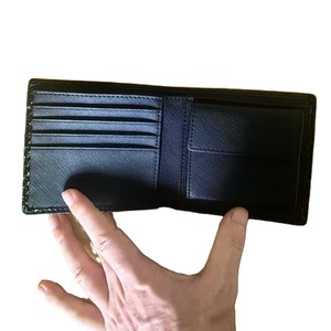 กระเป๋าเงินหรู RFID สำหรับผู้ชายขนาดใหญ่กระเป๋าสตางค์ใส่เหรียญทำจากคาร์บอนไฟเบอร์สำหรับผู้ชายกระเป๋าสตางค์เงินสดแบบมีแบรนด์ทำจากหนัง PU RFID - Product Image 2