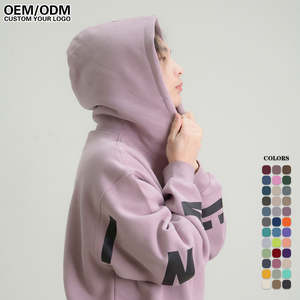 Premium 320 GSM Hoodies Heavyweight Cotton Unisex Sweatshirts Confortable Chaud Casual Wear Prix d'usine Vêtements en gros - Product Image 2