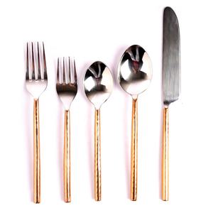 Ensemble de couverts en argent de luxe de haute qualité en acier inoxydable avec design royal ensemble de couverts de luxe pour mariage maison hôtel - Product Image 1