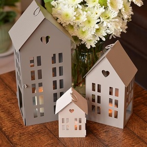 Juego de 3 farolillos navideños hermosos y exigentes, decoración para fiestas navideñas festivas y otras ocasiones, gran idea de regalo - Product Image 6