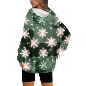 Nouvelle arrivée : sweat à capuche pour femme, tendance hiver, manches longues, coupe ajustée, couleur unie, en polaire écologique, séchage rapide - Product Image 5