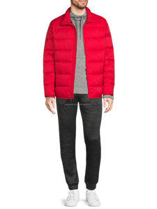 Chaqueta de plumón para hombre, chaqueta acolchada de plumón ligera para hombre, chaqueta acolchada a prueba de viento con cremallera, abrigo cálido, Parka de verano - Product Image 5