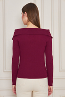 Jersey de punto acanalado para mujer, suéter con cuello chal, ropa larga informal para verano, otoño e invierno, transpirable, patrón anticontracción