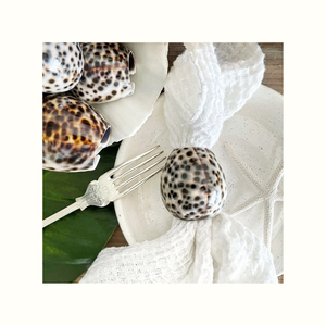 Seashell Turbo Napkin <b>Ring</b> Applied in Table Setting Dining Decoration and Hospitality Use - Product Image 4