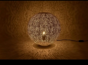 Lampe suspendue de plafond blanche moderne contemporaine Azora Industries 'Iron & Crystal Lustre Switch Control pour la décoration de la maison - Product Image 2