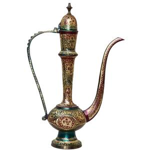 เหยือกทองเหลืองแอฟโฟทาบาเคลือบสีทึบแนววินเทจเหยือกทองเหลืองโบราณขนาดกลาง - Product Image 1