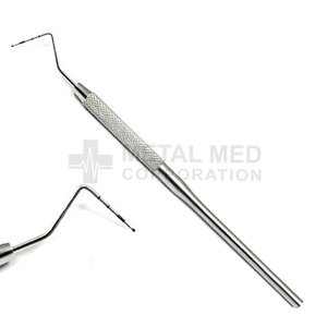Juego de sondas dentales Meal Med de acero inoxidable, instrumentos periodontales manuales para clínica, herramientas con certificación CE Clase I y agarre moleteado - Product Image 2