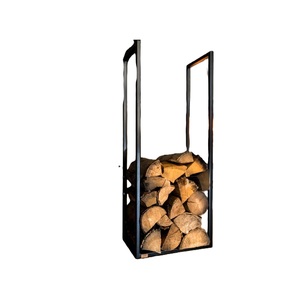 Support à bûches en fer autoportant extérieur tendance frais pour stocker des bûches coupées dans le jardin ou l'arrière-cour couleur de forme de taille personnalisée - Product Image 2