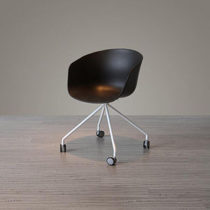 Silla de Plástico de Diseño Minimalista GCFC007 con Respaldo Alto y Base Giratoria Gh Bn Cao Lng Nha Chn Xoay - Product Image 3