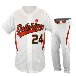 Haute qualité broderie sublimé Baseball uniforme sport hommes Baseball uniforme à manches courtes Baseball uniforme - Product Image 1