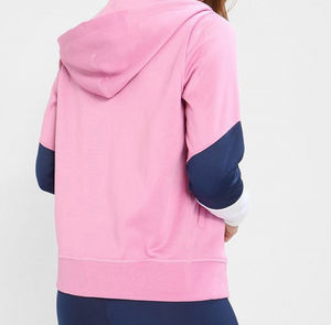 Vente chaude 100% coton femme pull à capuche à manches longues sweat décontracté avec effet de lavage à l'acide conception de Logo personnalisable - Product Image 5