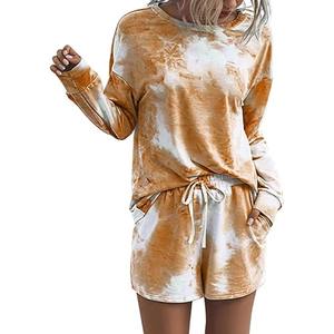 <b>Women</b> Above Knee Solid Knitting <b>Quarter</b>-<b>Zip</b> <b>Sweatshirt</b> and Shorts Set Trendy Two-Piece Casual Wear - Product Image 4