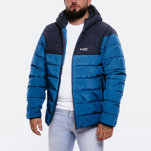 100% Polyester Stand Collar Front Logo Men's Winter Puffer Jackets-Waterproof & Windproof Fashion Design - Product Image 4