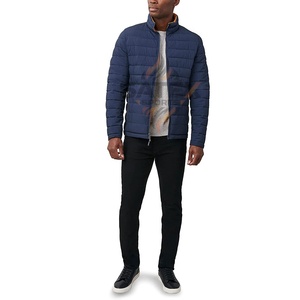 Chaqueta Acolchada con Cuello Alto para Hombre, Estilo Moderno, para Otoño, Uso en Exteriores, Resistente al Viento, Transpirable, Colores Personalizados, Logotipo Frontal - Product Image 1
