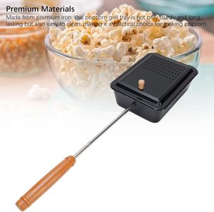 Olla para <span class=keywords><strong>Palomitas</strong></span> de Maíz de Acero Inoxidable con Mango Largo, Utensilio de Cocina para <span class=keywords><strong>Palomitas</strong></span> <span class=keywords><strong>Caseras</strong></span>, Bandeja para Hornear - Product Image 1