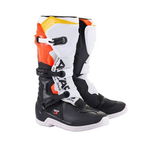 Breathable Leather Motorbike Motocross Leather Shoes Racing Motorbike Motocross <b>Boots</b> for <b>Men</b> - Product Image 3