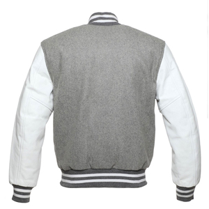 Custom Varsity <b>Jackets</b> Embroidered Letterman <b>Jackets</b> Supplier <b>Jackets</b> <b>Men</b> Vintage Blank <b>Leather</b> Sleeve Black Varsity <b>Jackets</b> - Product Image 6