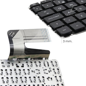 For HP Compatible <b>Laptop</b> Keyboard for <b>Mini</b> 210 2000 2100 3000 3100 4000 4100 4200 Membrane Laser Style FCC Plastic Material - Product Image 2