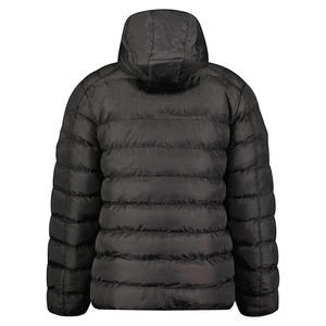 Active Men Outdoorwear Puño elástico acolchado con capucha Puffer Chaqueta con cremallera Chaqueta transpirable cálida con aislamiento ligero de moda - Product Image 2
