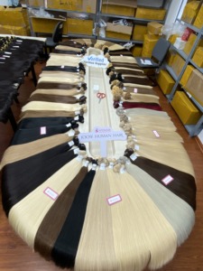 ผมต่อแบบเรมี่ยาว16นิ้วผมตรงสีดำธรรมชาติ - Product Image 5