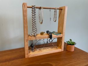 Hot Selling Boho Wooden Jewelry Stand for Living Room or Wardrobe <b>Shelve</b> - Product Image 6