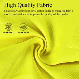 Vêtements de travail réfléchissants haute visibilité pour hommes, uniforme de sécurité, vêtements de travail industriels de protection, logo personnalisé pour uniforme de travail - Product Image 6