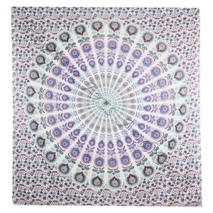 Tapiz con estampado Digital personalizado, tapiz de Mandala bohemio, grande, para playa - Product Image 3