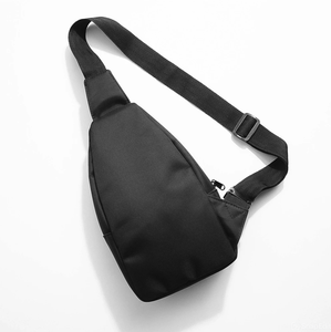 Sac de voyage unisexe noir de haute qualité avec fermeture à glissière sac à bandoulière à la mode avec doublure en polyester du fournisseur vietnamien - Product Image 4