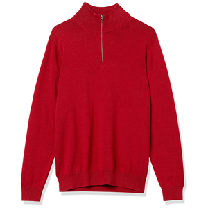 Sudadera Ligera con Cierre de Cremallera de Cuarto, Superventas, Cómoda, Informal, de Manga Larga con Cuello Alto - Product Image 1