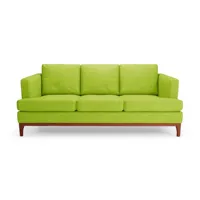 3-Sitzer Chesterfield-Stil Leder-PU-Sofa-Set Wohnzimmermöbel mit Schwammfüllung für Apartments Komfortables Ecksofa
