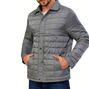 Veste matelassée en gros, logo personnalisé, OEM imprimé, veste d'hiver personnalisée de haute qualité pour hommes, veste matelassée avec poches - Product Image 4