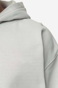 Dernier modèle Ensemble short et sweat à capuche respirant 100% coton et ensembles courts pour hommes de grande taille délavés à l'acide - Product Image 3