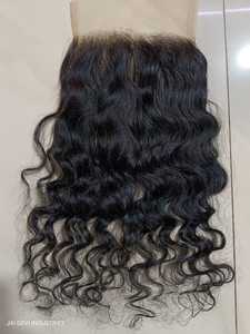 Venta al por mayor 100 por ciento Natural Remy indio pelucas de cabello humano 13x4 encaje Frontal cuerpo onda peluca para mujeres negras extensiones de cabello humano - Product Image 5