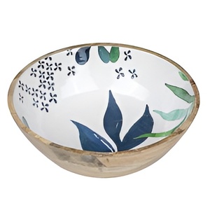 Cuenco de madera hecho en La India para servir, diseño admirable para sopa, ensalada, cuenco de frutas y chocolate a un precio asequible, Colección 2024 - Product Image 6