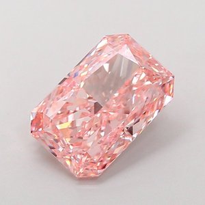 Diamante Radiante de 3.52ct VS2, Color Rosa Intenso, Cultivado en Laboratorio - Product Image 1