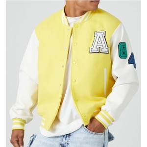 Chaqueta Universitaria de Béisbol para Hombre, Chaqueta Varsity con Capucha, Manga Larga, Invierno, Tallas Grandes, Personalizable al por Mayor - Product Image 1