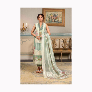 Vestidos DE BODA paquistaníes indios con foto Real de lujo para mujer, Vestidos de Novia de encaje con hombros descubiertos, tren largo, medias mangas hechas de seda - Product Image 6