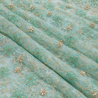 Nouvel Arrivage Tissus de Robe en Dentelle Lourde Faits Main Personnalisables de Haute Qualité pour Femmes, en Polyester avec Perles Africaines