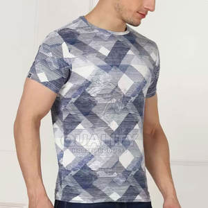 Camisetas transpirables de la sublimación de los hombres del servicio del OEM Camisetas cómodas de la sublimación de los hombres de la alta calidad - Product Image 2