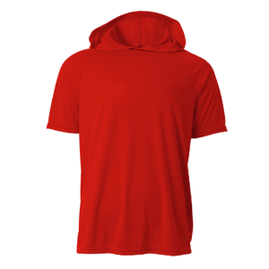 T-shirt à capuche à manches courtes pour hommes, grande taille, couleur unie, Design blanc, vêtements d'extérieur décontractés, Logo personnalisé, coton de bonne qualité - Product Image 5