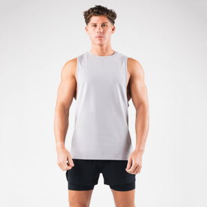 Latest Design Loose Male Sleeveless Tank Tops <b>Weightlifting</b> Wholesale Plus Size Plain <b>Singlet</b> Vest - Product Image 6