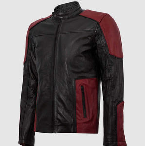 2026 dernière vente chaude qualité supérieure conception personnalisée en cuir véritable veste de moto support imperméable écologique haute rue - Product Image 2