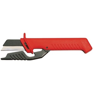 KNIPEX VDE Certified Cable Knife 185mm Length with 50mm Blade Protective <b>Cap</b> Utility Knife - Product Image 1