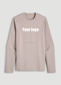 Hot Sale Custom Round Neck <b>Fleece</b> Short Sleeve T-<b>Shirt</b> <b>Men</b> 100% Cotton High Quality Loose Fit Front Logo-Casual Style 180g - Product Image 5