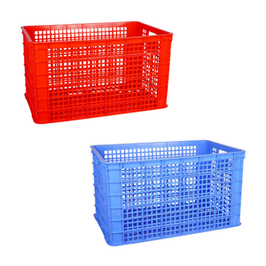 Thùng nhựa 5052 với bánh xe Thùng nhựa công nghiệp lớn thiết kế thông gió cho luồng không khí dễ dàng, lý tưởng cho rau và hàng hóa - Product Image 6