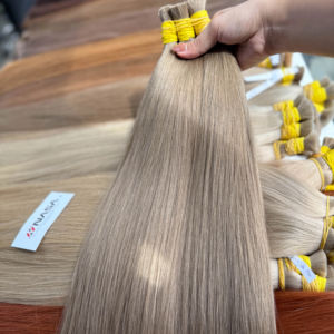 Extensiones de Cabello al Por Mayor, 100% Cabello Vietnamita Virgen, Calidad Premium, Precio de Fábrica, Envío a Todo el Mundo - Product Image 1