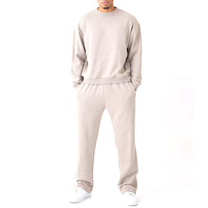 Vêtements de jogging d'hiver Pantalon de jogging empilé personnalisé avec poches latérales Ensemble 2 pièces pour hommes Ensemble de joggings - Product Image 1