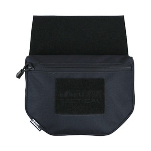 Bolso táctico de hombro con cierre de velcro y cremallera, panel de identificación, bolso utilitario, riñonera Guardian - Camuflaje Negro Personalizado - Product Image 1